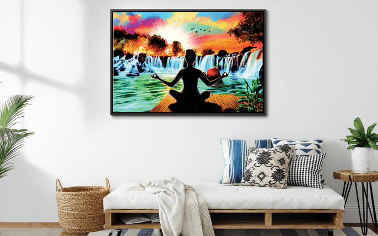 Art Print Design Ideas For Yoga And Meditation Spaces