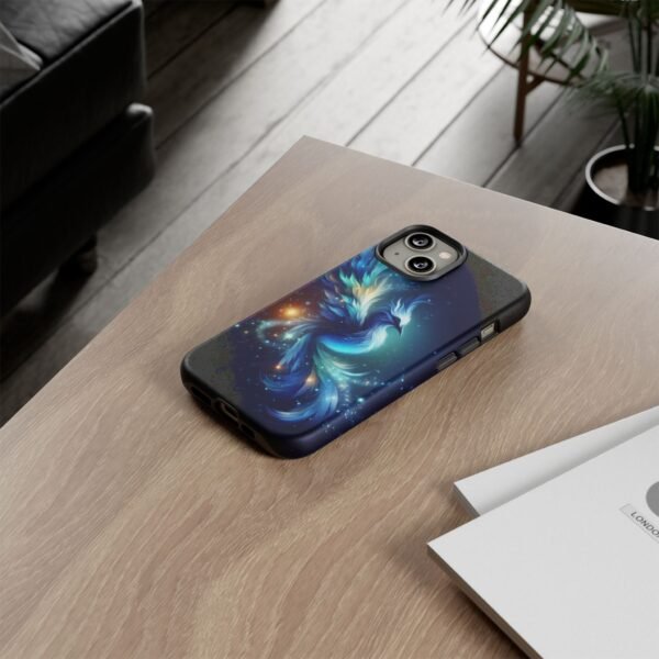 "Mystical Azure Flame Bird - Fantasy Enchanted Phone Case"- Phone Case - Image 38