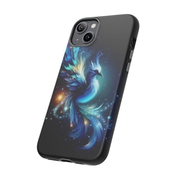 "Mystical Azure Flame Bird - Fantasy Enchanted Phone Case"- Phone Case - Image 52