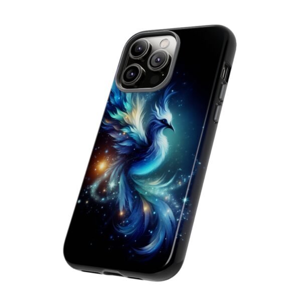 "Mystical Azure Flame Bird - Fantasy Enchanted Phone Case"- Phone Case - Image 56