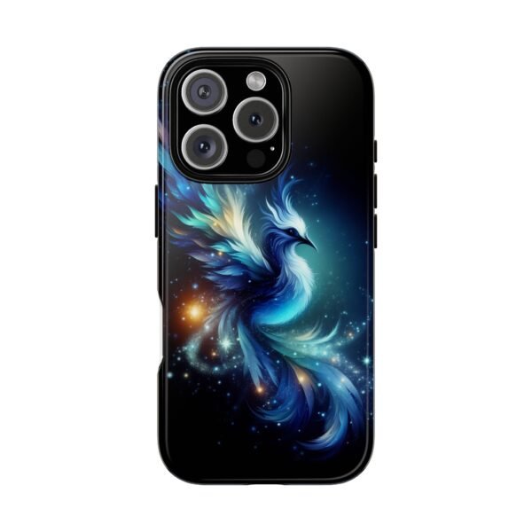 "Mystical Azure Flame Bird - Fantasy Enchanted Phone Case"- Phone Case - Image 103