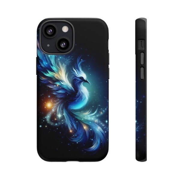 "Mystical Azure Flame Bird - Fantasy Enchanted Phone Case"- Phone Case - Image 21