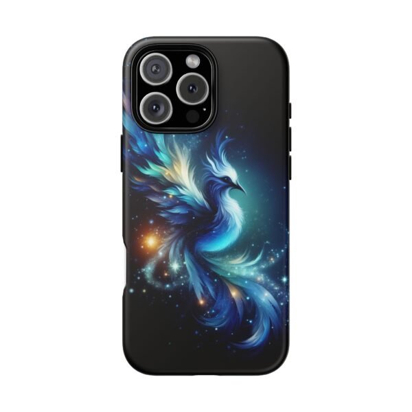 "Mystical Azure Flame Bird - Fantasy Enchanted Phone Case"- Phone Case - Image 115