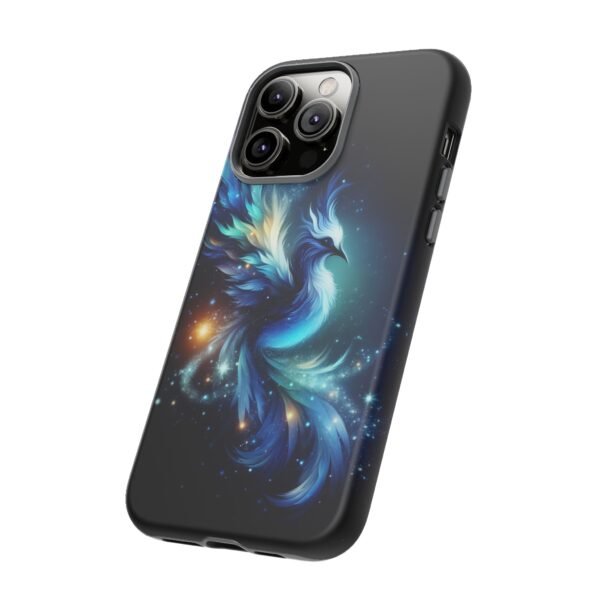 "Mystical Azure Flame Bird - Fantasy Enchanted Phone Case"- Phone Case - Image 60