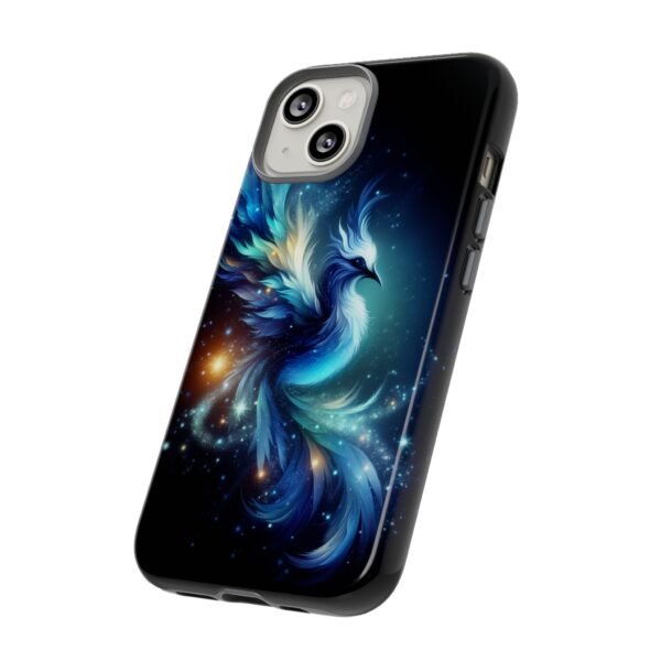 "Mystical Azure Flame Bird - Fantasy Enchanted Phone Case"- Phone Case - Image 32
