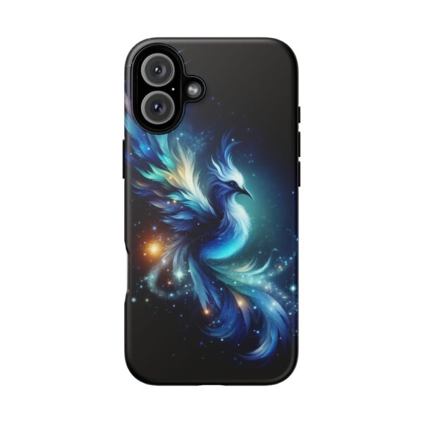 "Mystical Azure Flame Bird - Fantasy Enchanted Phone Case"- Phone Case - Image 99
