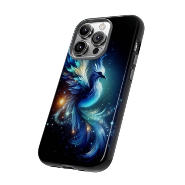 "Mystical Azure Flame Bird - Fantasy Enchanted Phone Case"- Phone Case - Image 40