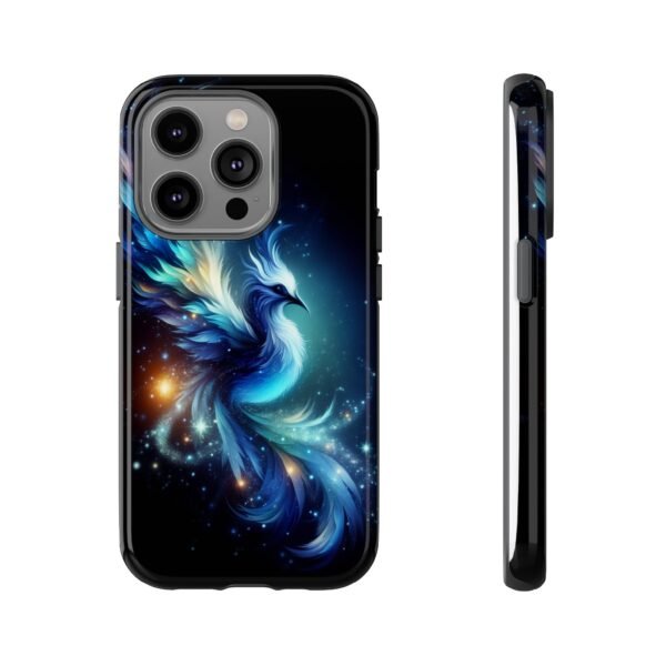 "Mystical Azure Flame Bird - Fantasy Enchanted Phone Case"- Phone Case - Image 39
