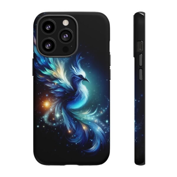 "Mystical Azure Flame Bird - Fantasy Enchanted Phone Case"- Phone Case - Image 25