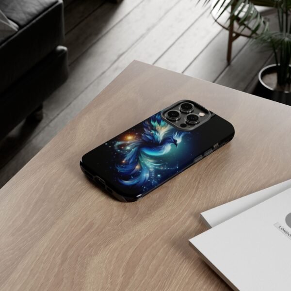 "Mystical Azure Flame Bird - Fantasy Enchanted Phone Case"- Phone Case - Image 42