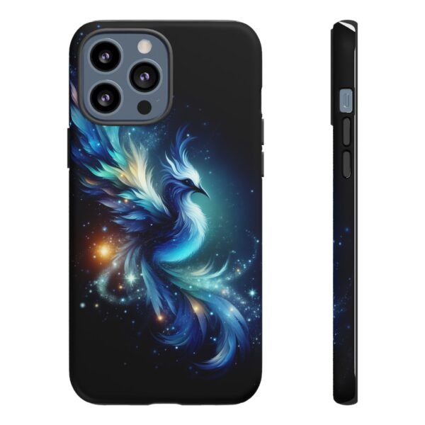 "Mystical Azure Flame Bird - Fantasy Enchanted Phone Case"- Phone Case - Image 29