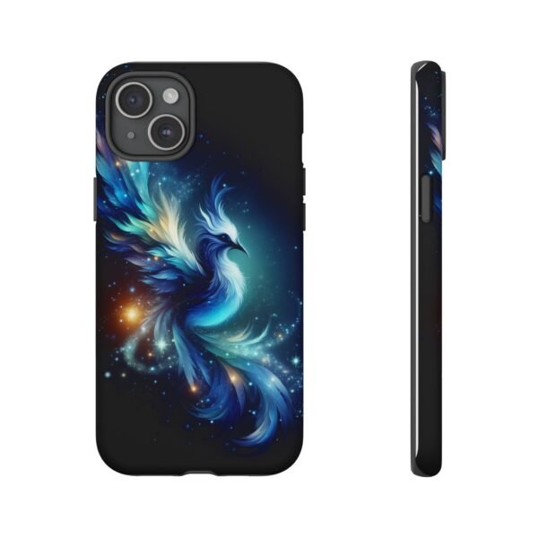 "Mystical Azure Flame Bird - Fantasy Enchanted Phone Case"- Phone Case - Image 72