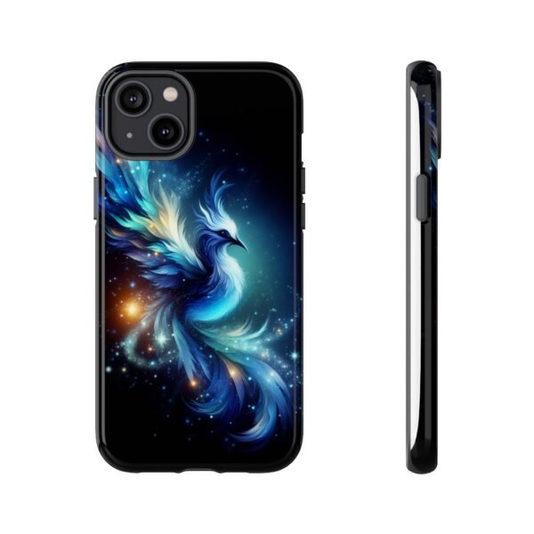 "Mystical Azure Flame Bird - Fantasy Enchanted Phone Case"- Phone Case - Image 47