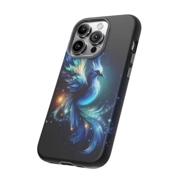 "Mystical Azure Flame Bird - Fantasy Enchanted Phone Case"- Phone Case - Image 44