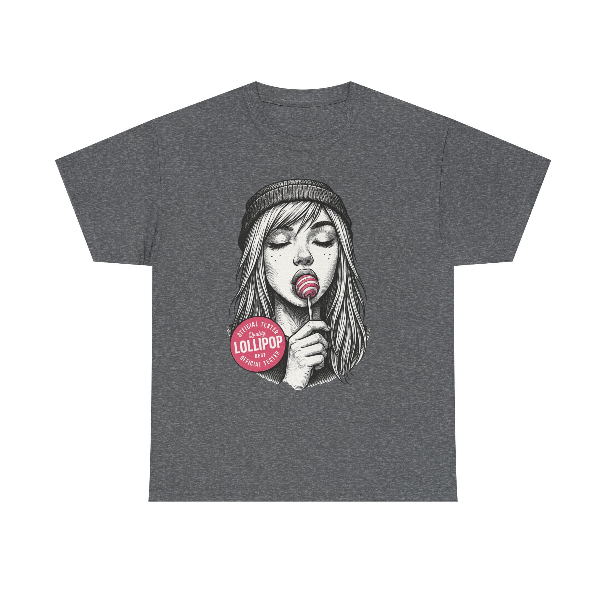 Lollipop Girl Graphic Tee - Fun Unisex Cotton T-Shirt for Candy Lovers, Casual Wear, Gift for Friends, Birthday Celebration, Summer Vibe - Image 33