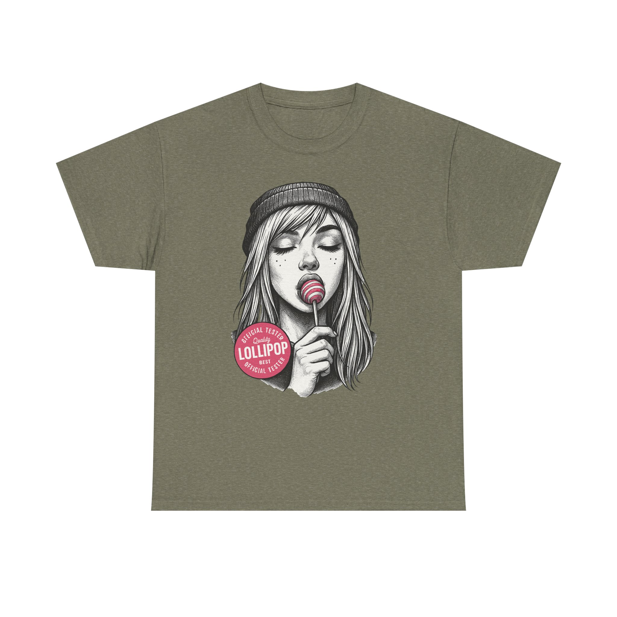 Lollipop Girl Graphic Tee - Fun Unisex Cotton T-Shirt for Candy Lovers, Casual Wear, Gift for Friends, Birthday Celebration, Summer Vibe - Image 25