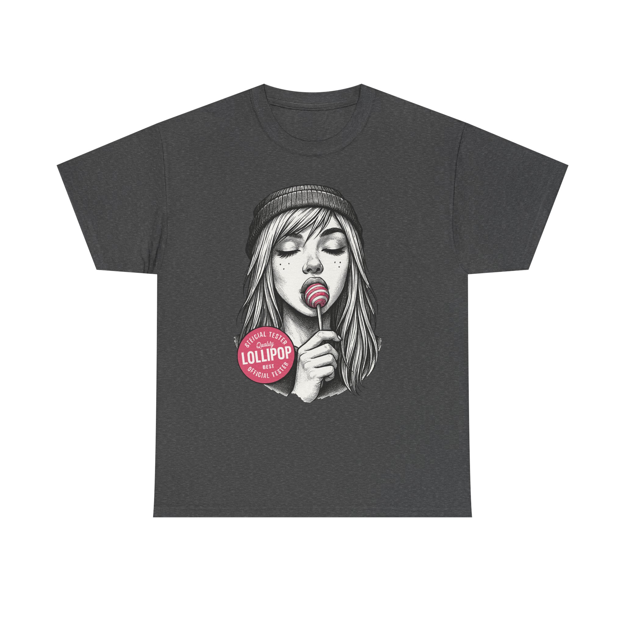 Lollipop Girl Graphic Tee - Fun Unisex Cotton T-Shirt for Candy Lovers, Casual Wear, Gift for Friends, Birthday Celebration, Summer Vibe - Image 37