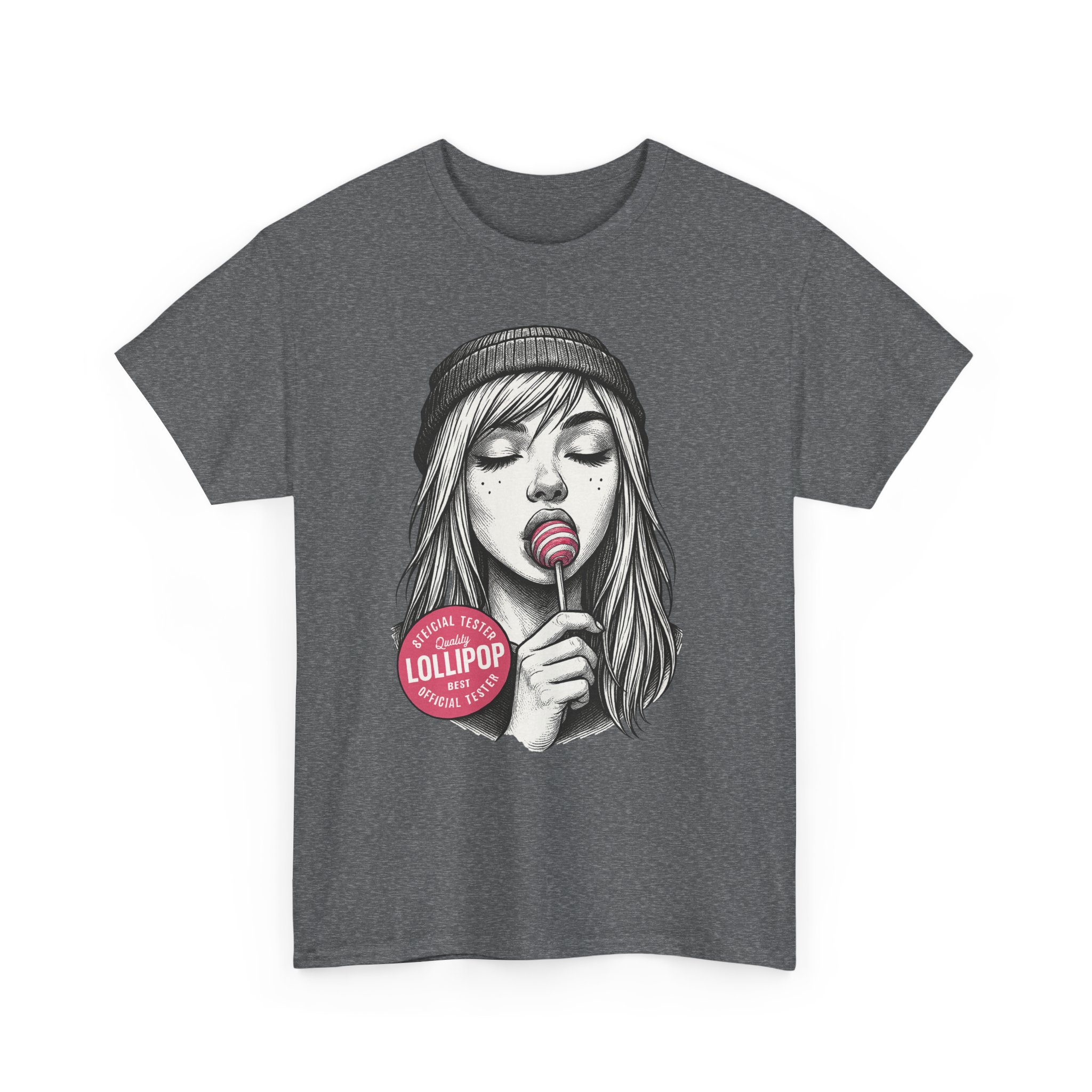 Lollipop Girl Graphic Tee - Fun Unisex Cotton T-Shirt for Candy Lovers, Casual Wear, Gift for Friends, Birthday Celebration, Summer Vibe - Image 35