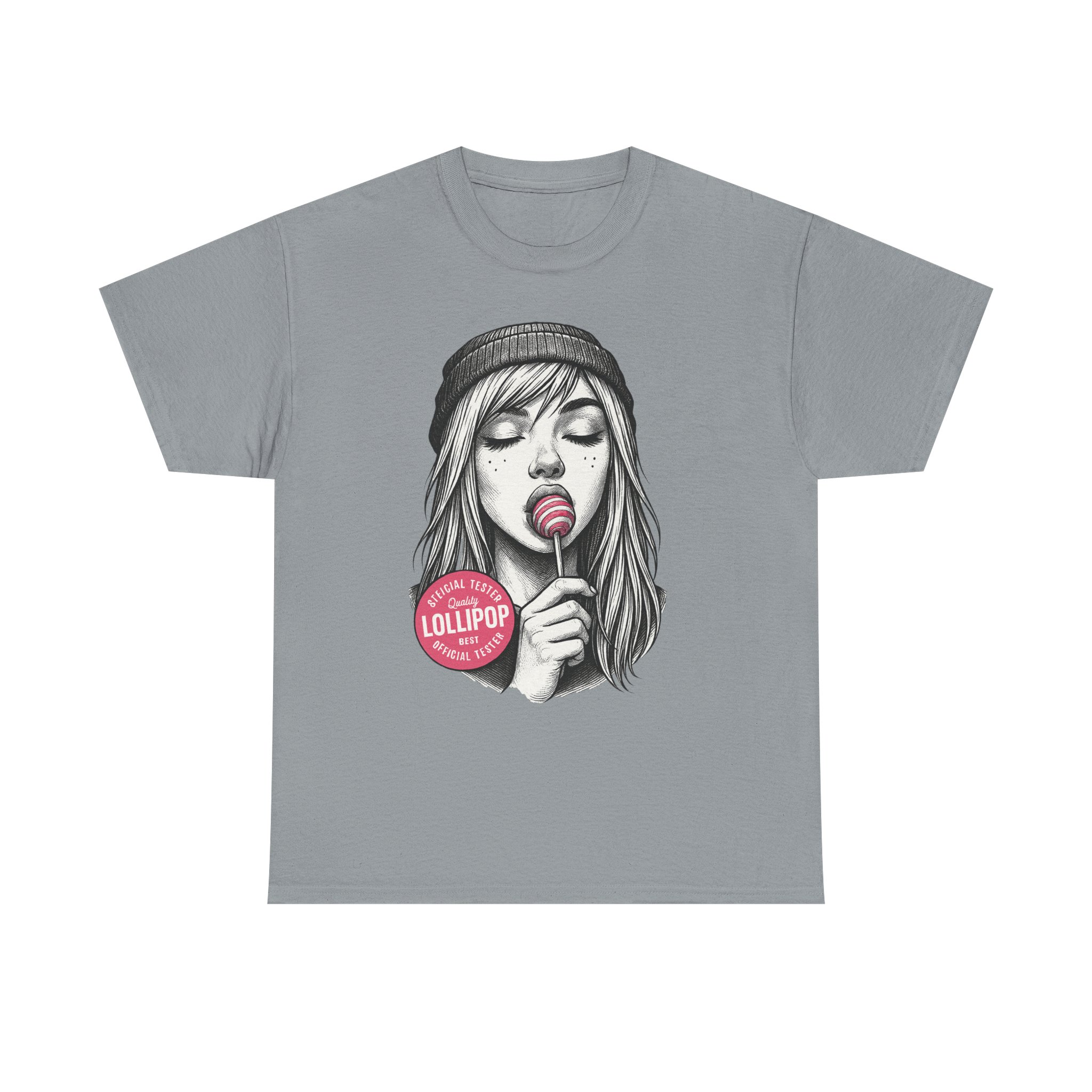 Lollipop Girl Graphic Tee - Fun Unisex Cotton T-Shirt for Candy Lovers, Casual Wear, Gift for Friends, Birthday Celebration, Summer Vibe - Image 29