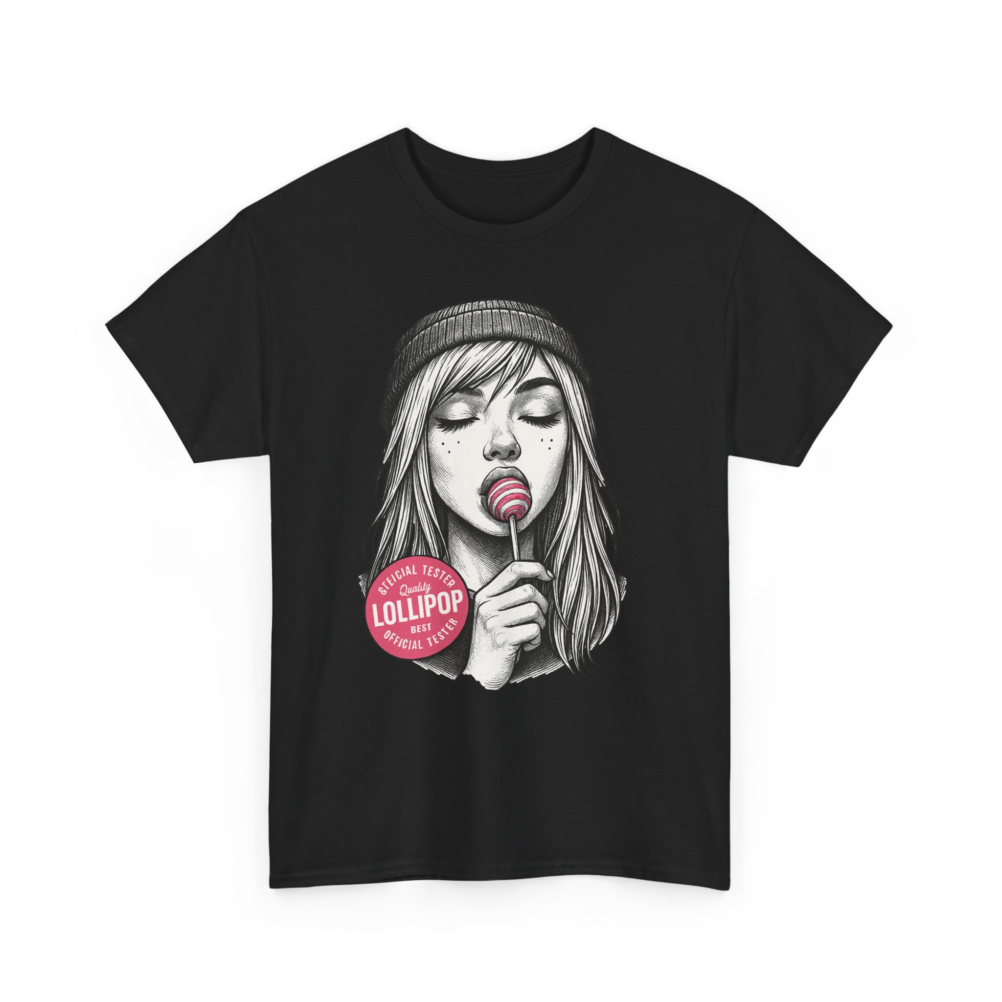 Lollipop Girl Graphic Tee - Fun Unisex Cotton T-Shirt for Candy Lovers, Casual Wear, Gift for Friends, Birthday Celebration, Summer Vibe - Image 15