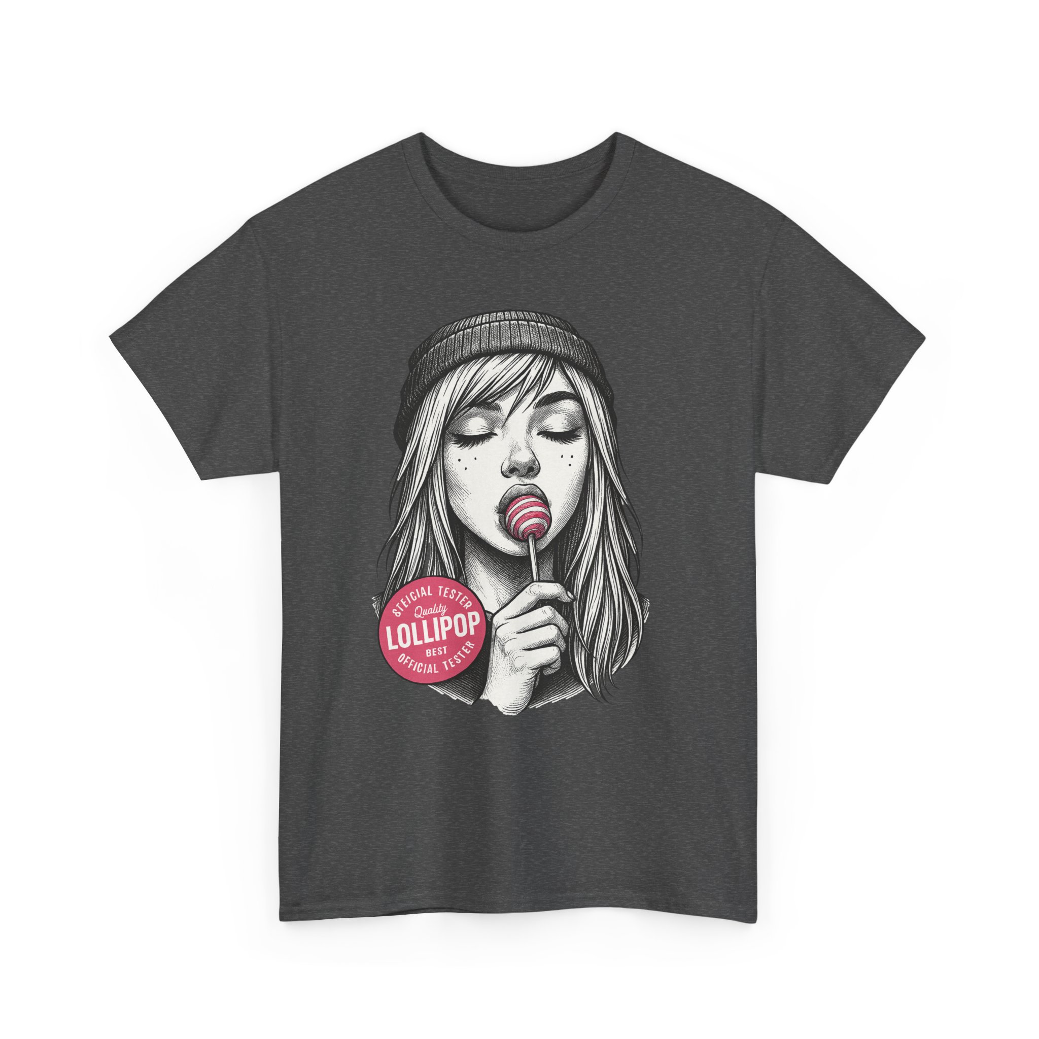 Lollipop Girl Graphic Tee - Fun Unisex Cotton T-Shirt for Candy Lovers, Casual Wear, Gift for Friends, Birthday Celebration, Summer Vibe - Image 39