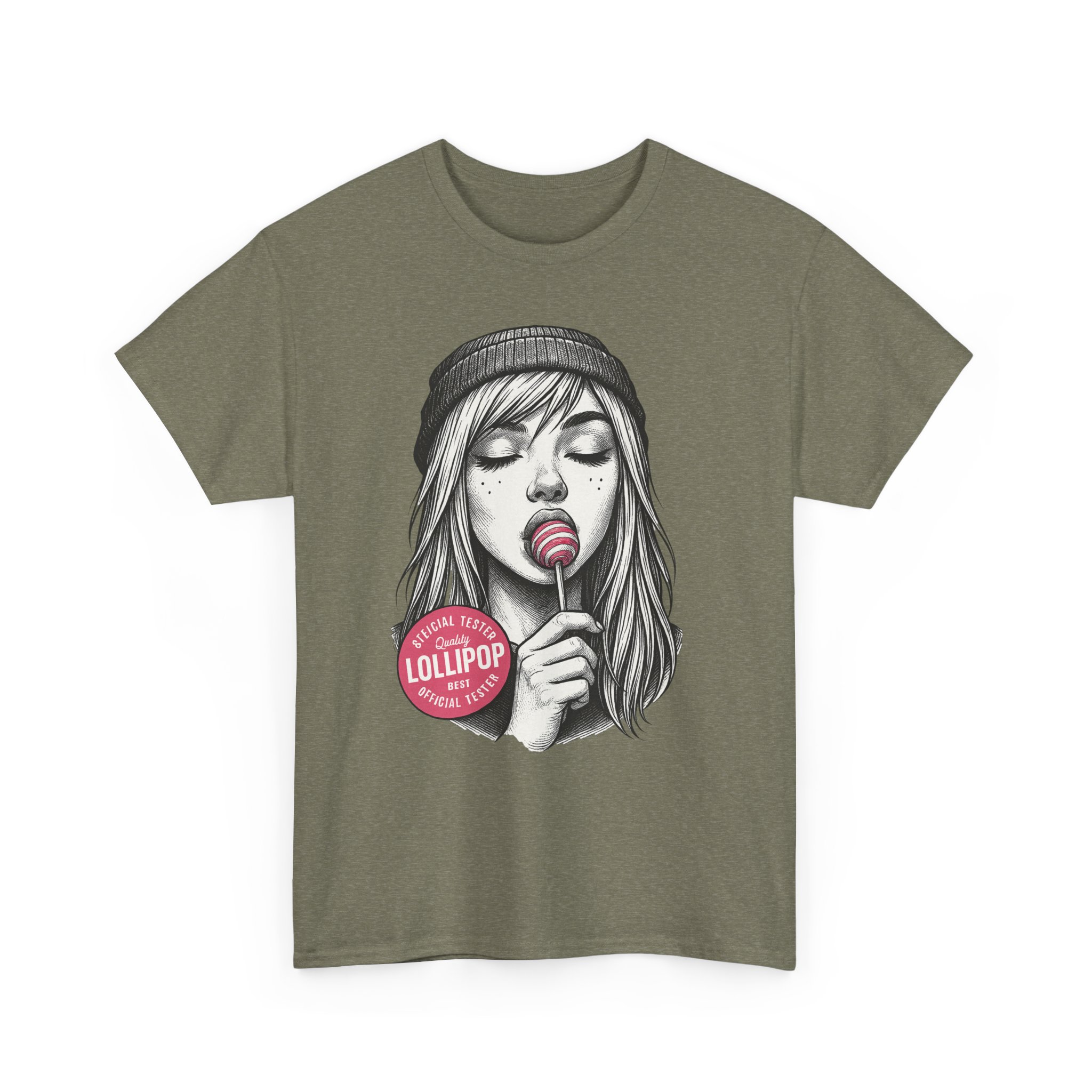 Lollipop Girl Graphic Tee - Fun Unisex Cotton T-Shirt for Candy Lovers, Casual Wear, Gift for Friends, Birthday Celebration, Summer Vibe - Image 27