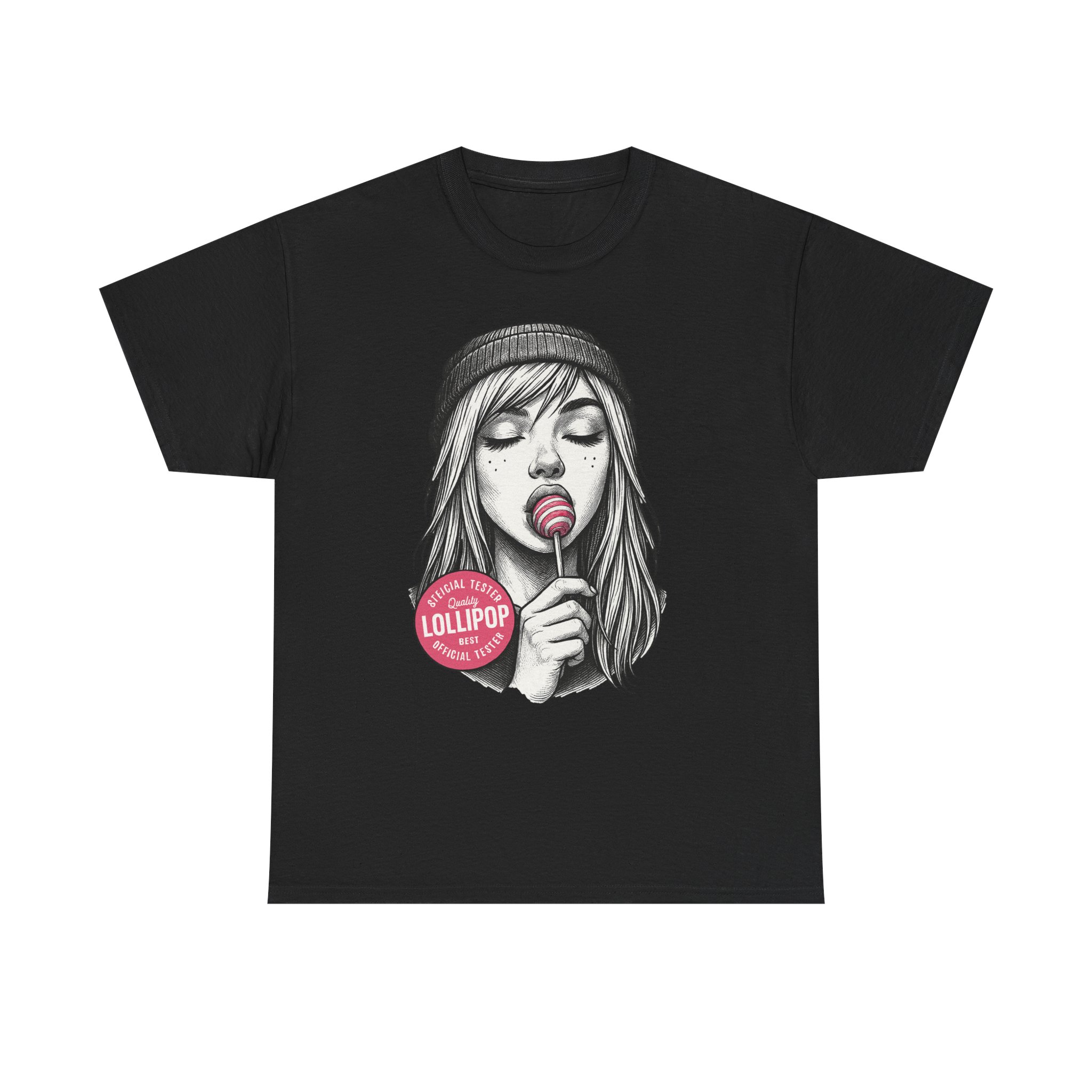 Lollipop Girl Graphic Tee - Fun Unisex Cotton T-Shirt for Candy Lovers, Casual Wear, Gift for Friends, Birthday Celebration, Summer Vibe - Image 13