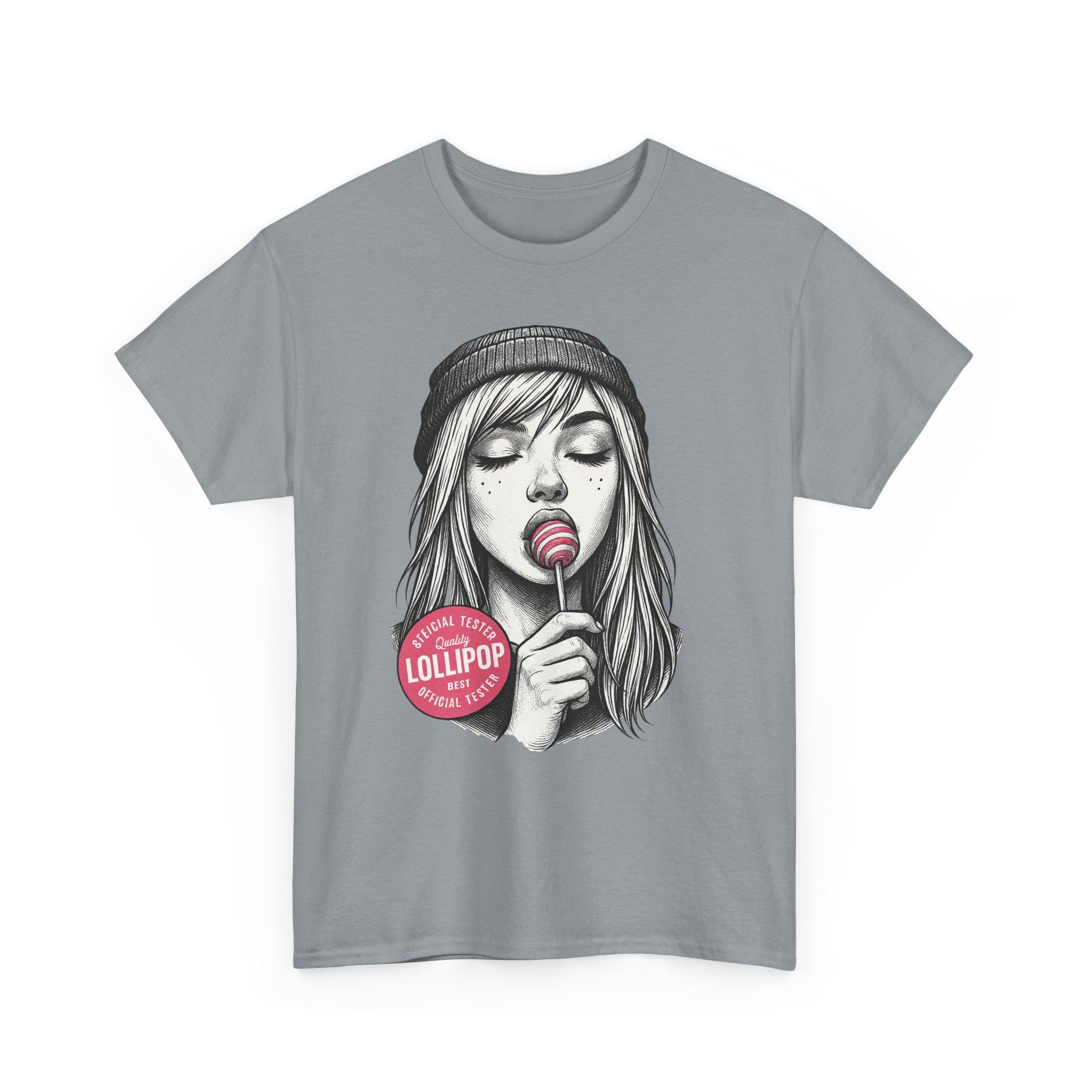 Lollipop Girl Graphic Tee - Fun Unisex Cotton T-Shirt for Candy Lovers, Casual Wear, Gift for Friends, Birthday Celebration, Summer Vibe - Image 31