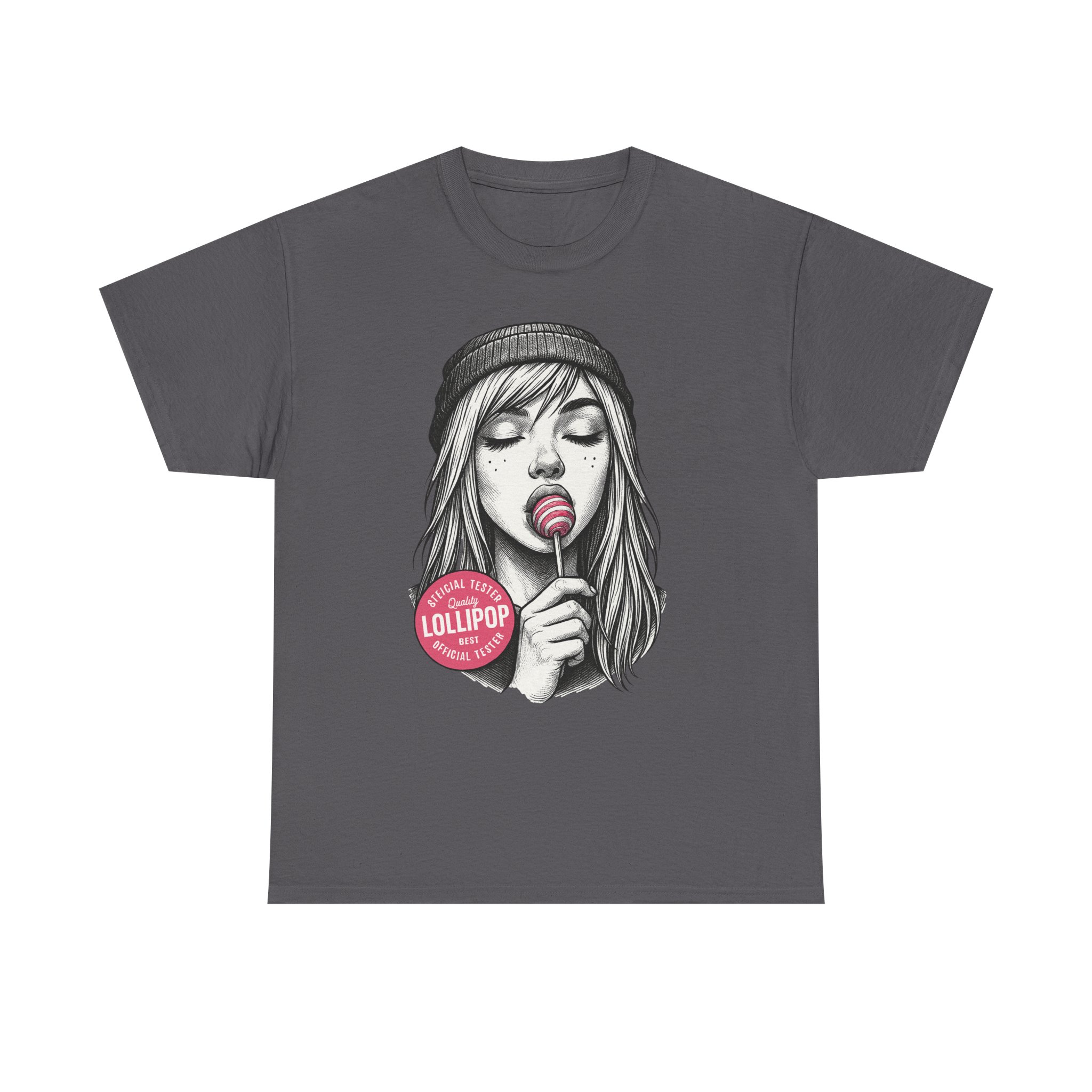 Lollipop Girl Graphic Tee - Fun Unisex Cotton T-Shirt for Candy Lovers, Casual Wear, Gift for Friends, Birthday Celebration, Summer Vibe - Image 41