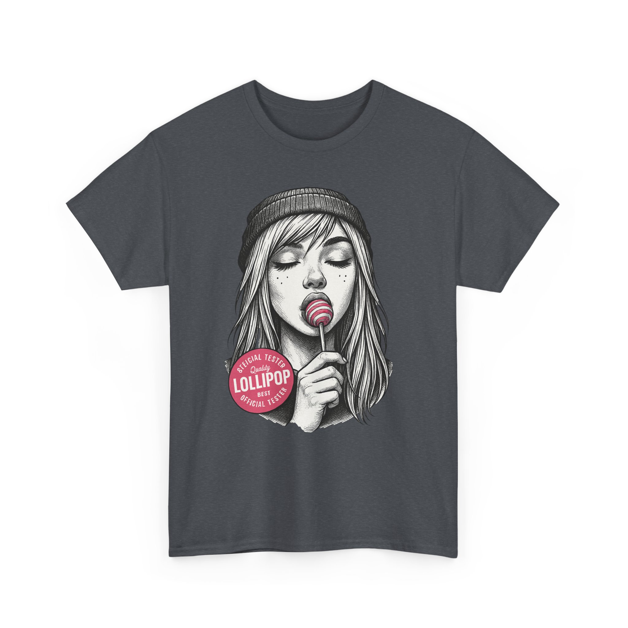 Lollipop Girl Graphic Tee - Fun Unisex Cotton T-Shirt for Candy Lovers, Casual Wear, Gift for Friends, Birthday Celebration, Summer Vibe - Image 47