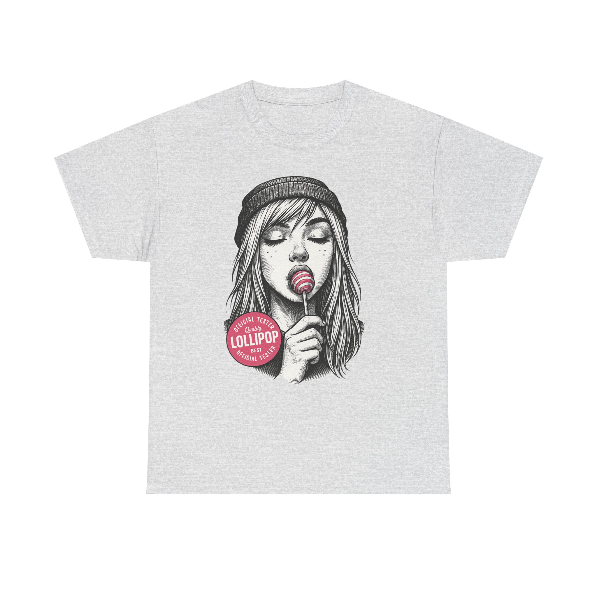 Lollipop Girl Graphic Tee - Fun Unisex Cotton T-Shirt for Candy Lovers, Casual Wear, Gift for Friends, Birthday Celebration, Summer Vibe - Image 9