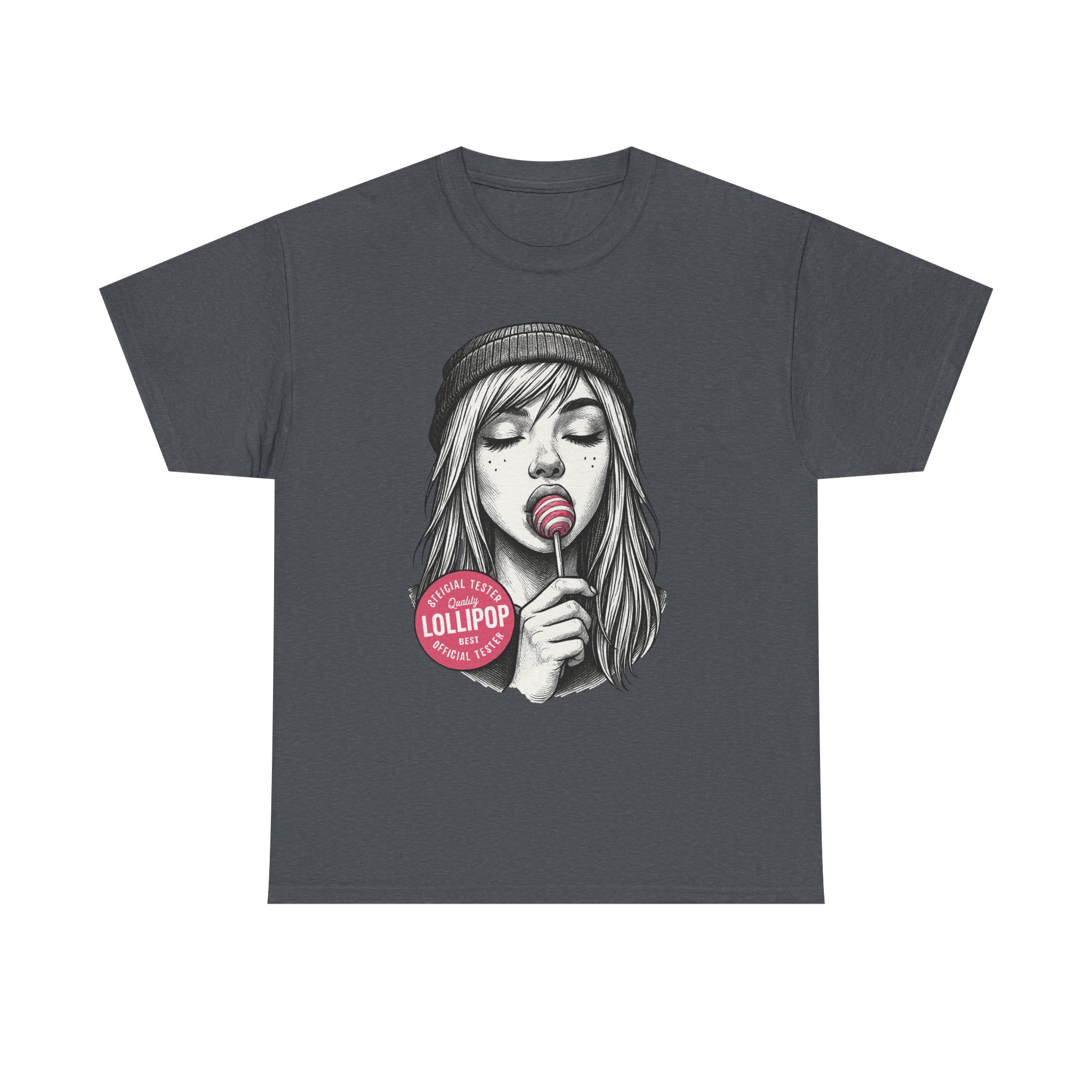 Lollipop Girl Graphic Tee - Fun Unisex Cotton T-Shirt for Candy Lovers, Casual Wear, Gift for Friends, Birthday Celebration, Summer Vibe - Image 45