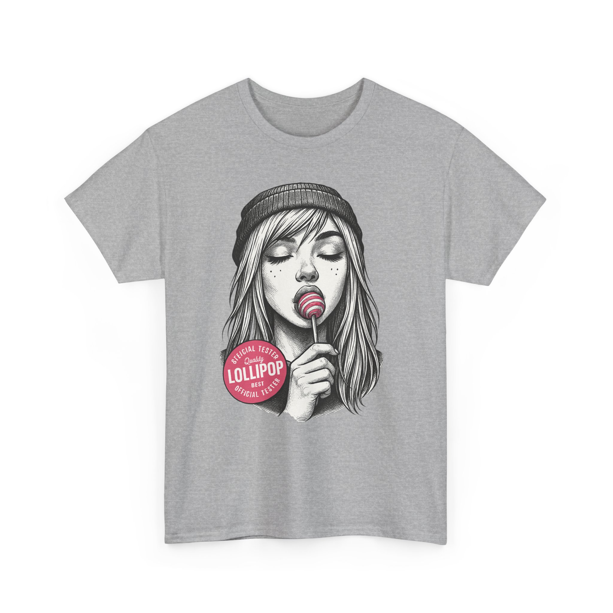 Lollipop Girl Graphic Tee - Fun Unisex Cotton T-Shirt for Candy Lovers, Casual Wear, Gift for Friends, Birthday Celebration, Summer Vibe - Image 23